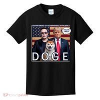 Doge Department Of Government Efficiency Kids T-Shirt thumb 0