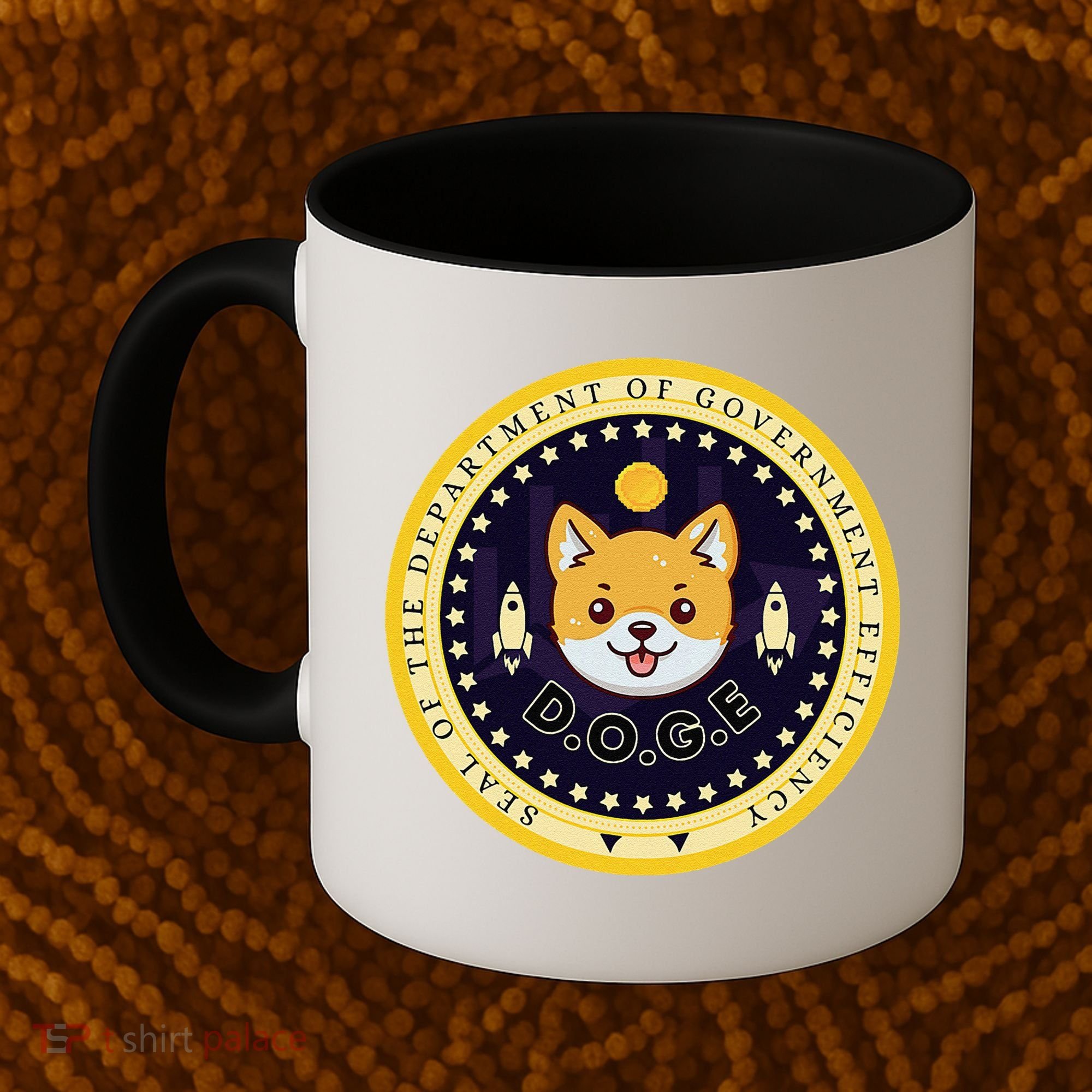 D.O.G.E Department Of Government Efficiency Crypto Cbdc Coffee Mug