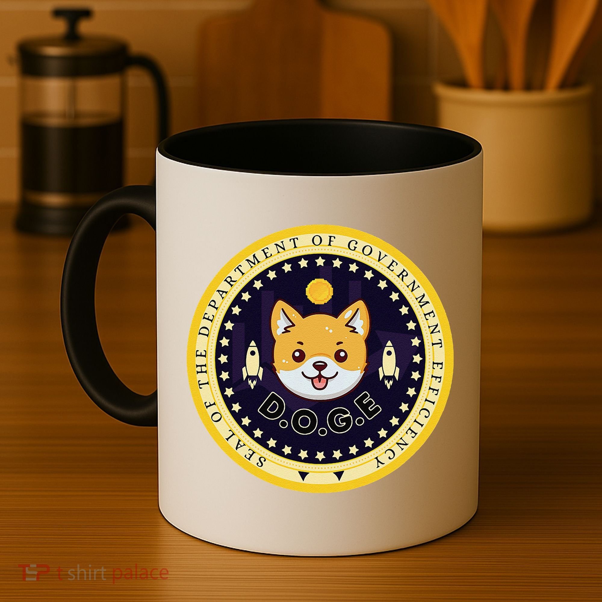 D.O.G.E Department Of Government Efficiency Crypto Cbdc Coffee Mug