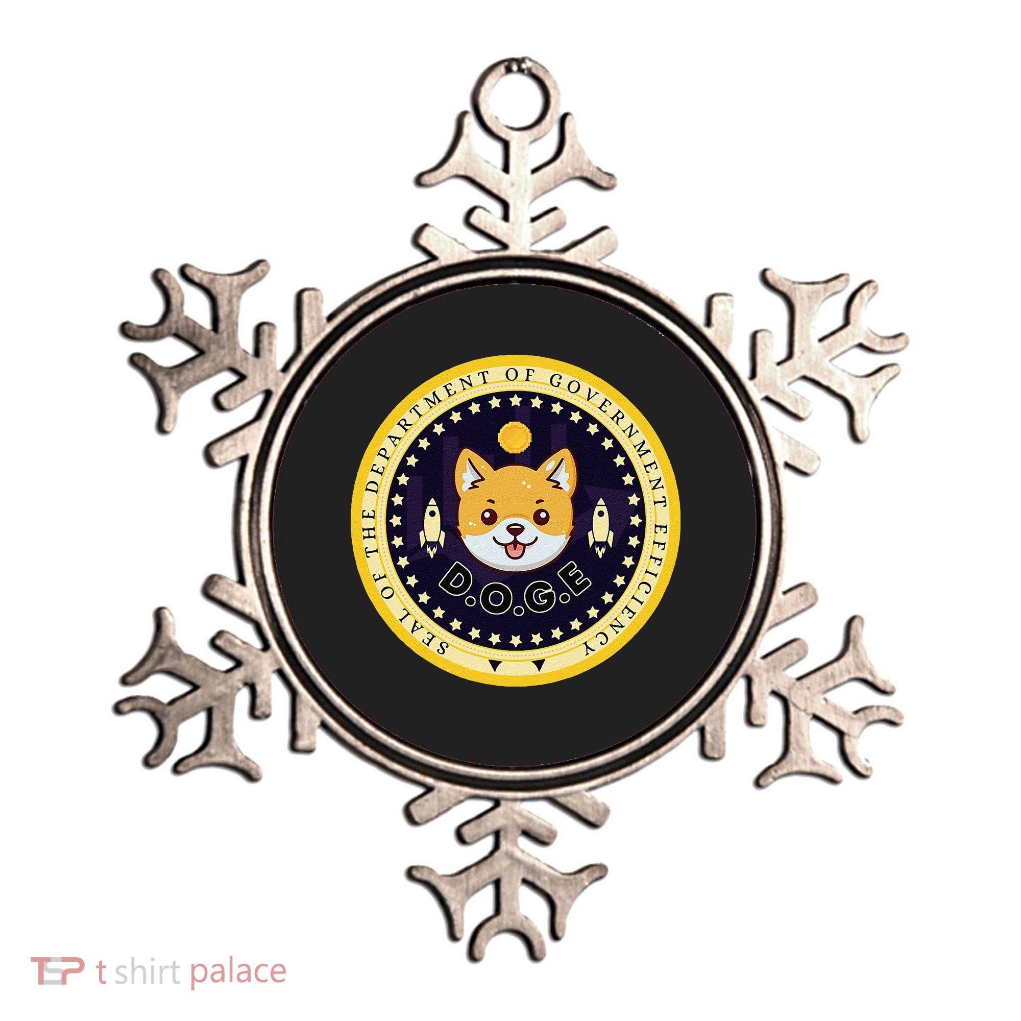 D.O.G.E Department Of Government Efficiency Crypto Cbdc Ornament