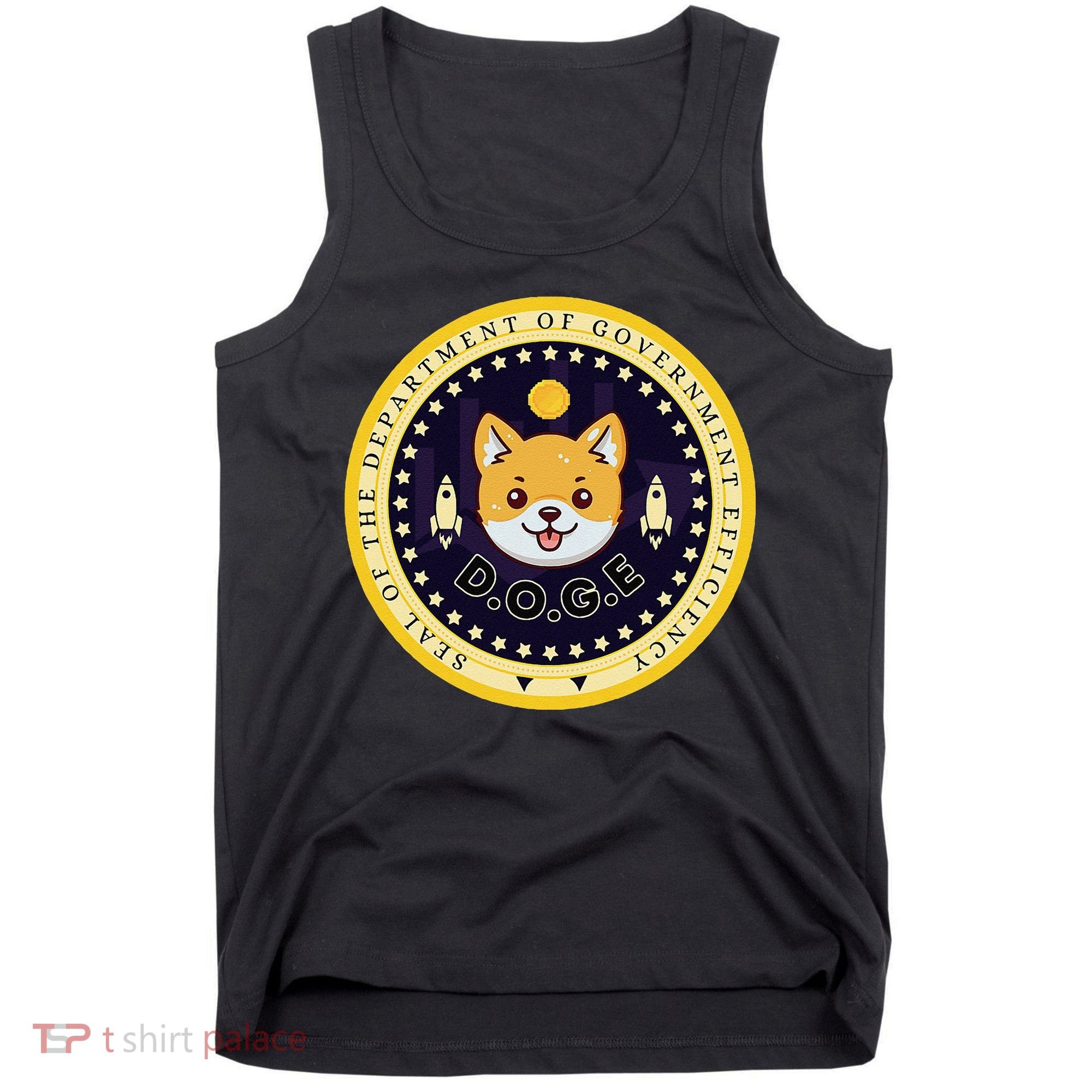 D.O.G.E Department Of Government Efficiency Crypto Cbdc Tank Top