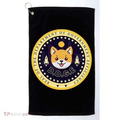 D.O.G.E Department Of Government Efficiency Crypto Cbdc Golf Towel