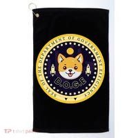 D.O.G.E Department Of Government Efficiency Crypto Cbdc Golf Towel thumb 0