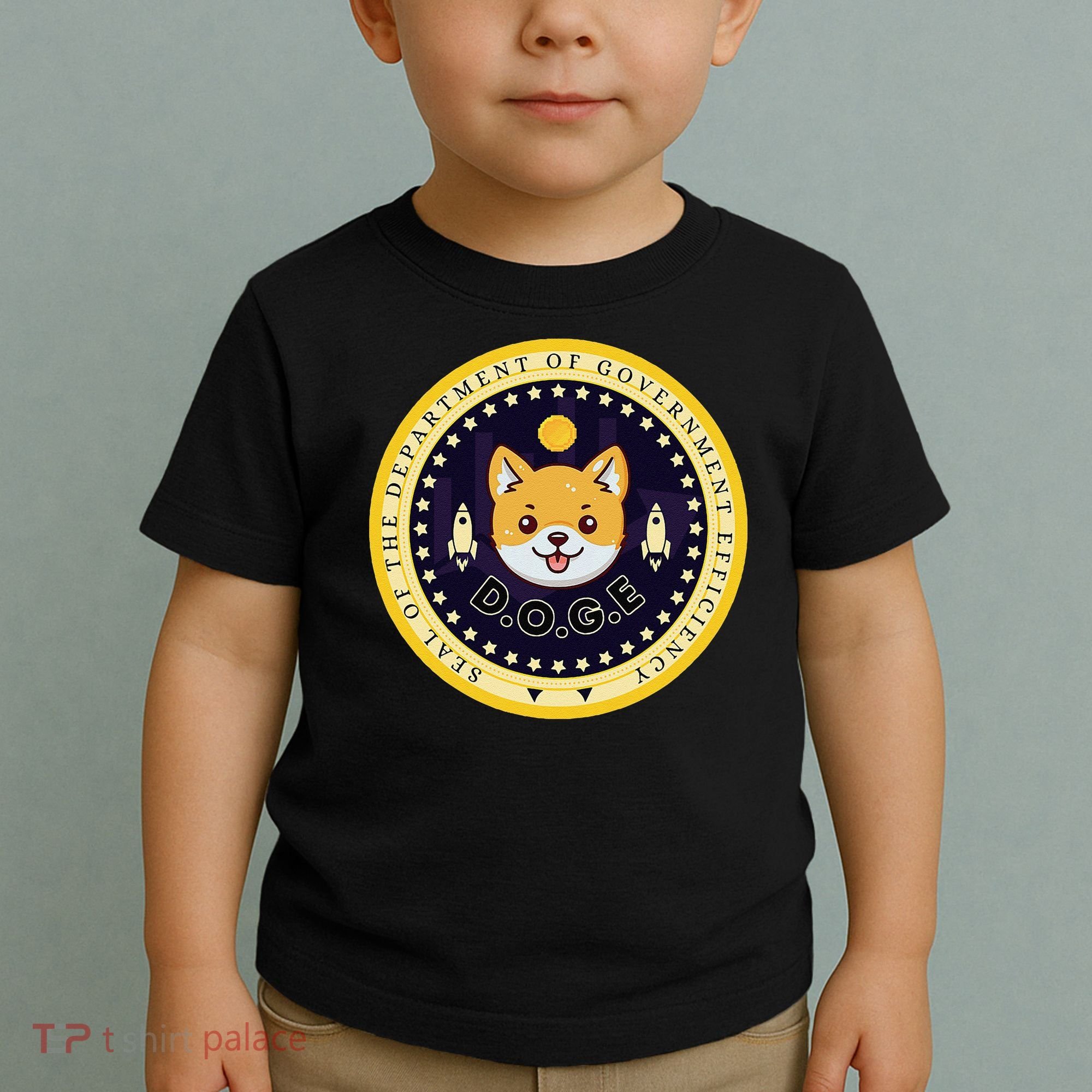 D.O.G.E Department Of Government Efficiency Crypto Cbdc Toddler T-Shirt