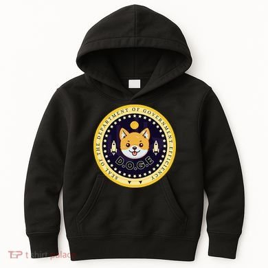 D.O.G.E Department Of Government Efficiency Crypto Cbdc Kids Hoodie