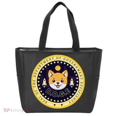 D.O.G.E Department Of Government Efficiency Crypto Cbdc Tote Bag