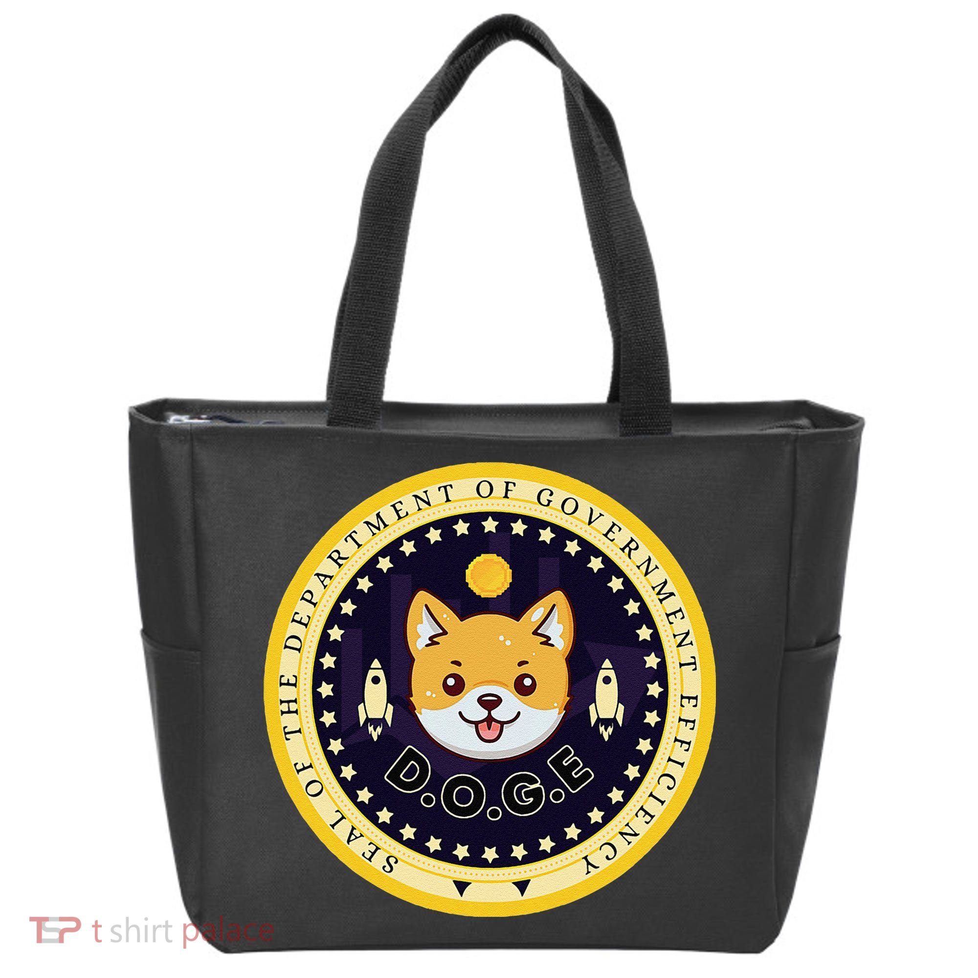D.O.G.E Department Of Government Efficiency Crypto Cbdc Tote Bag
