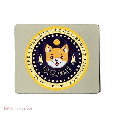 D.O.G.E Department Of Government Efficiency Crypto Cbdc Mousepad