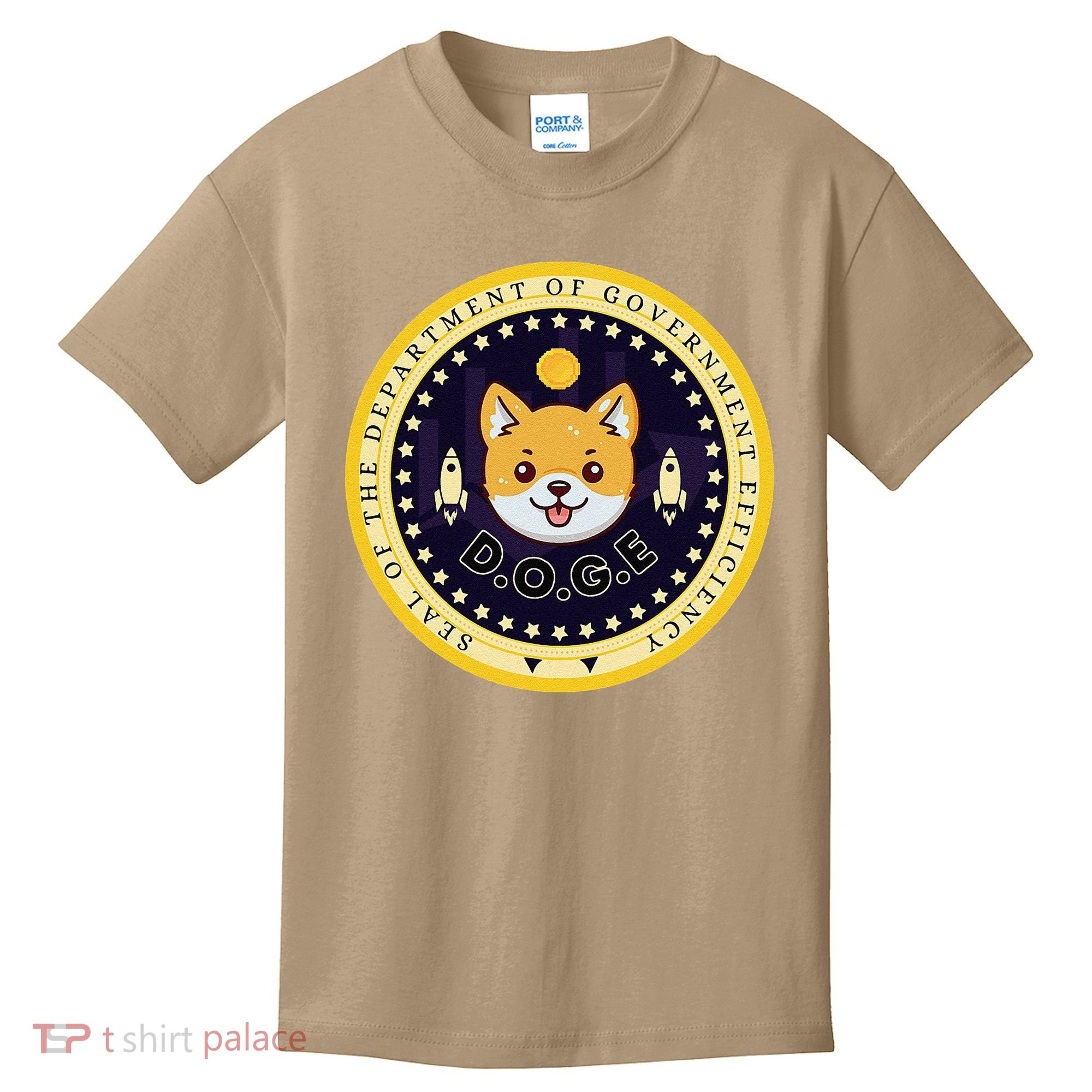 D.O.G.E Department Of Government Efficiency Crypto Cbdc Kids T-Shirt