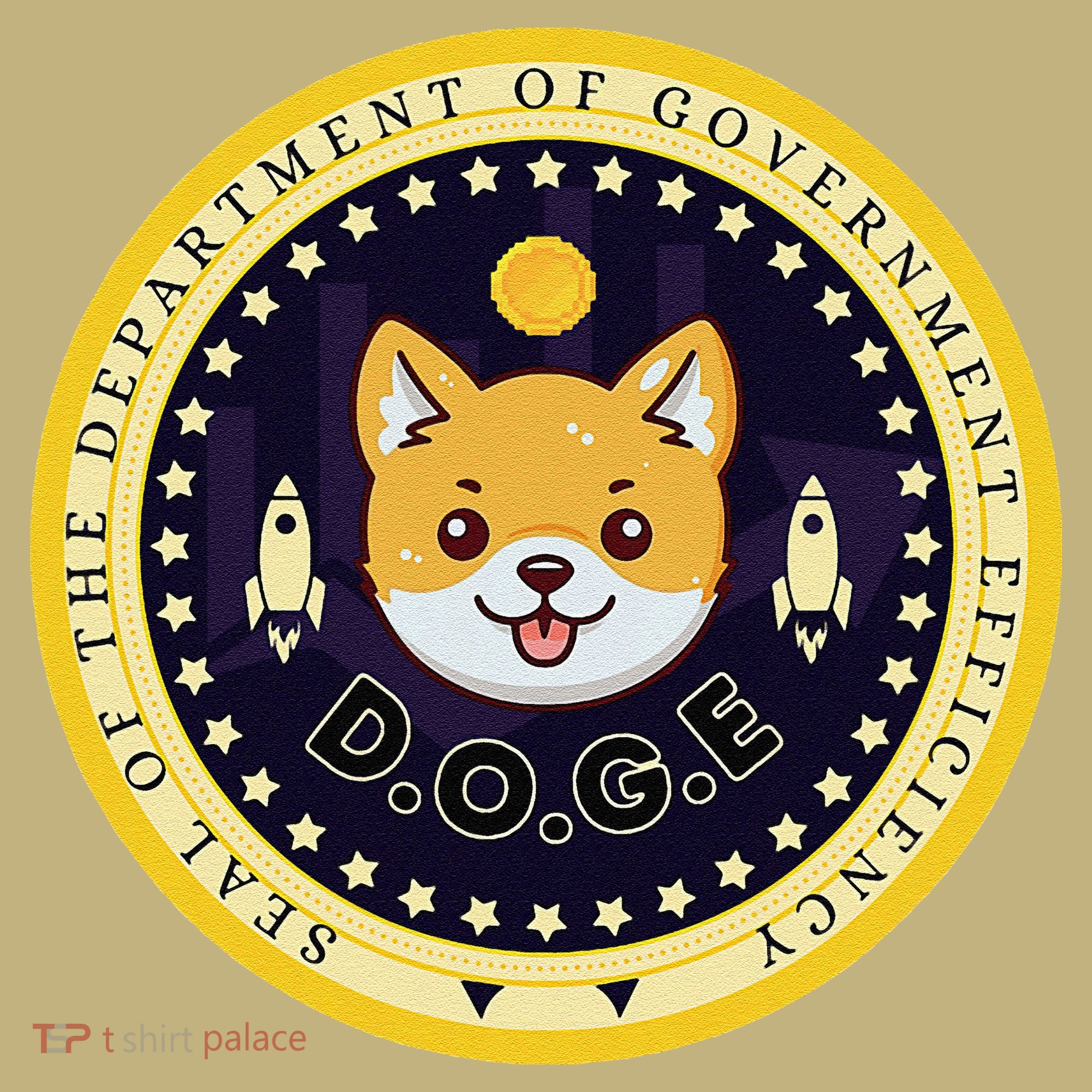 D.O.G.E Department Of Government Efficiency Crypto Cbdc Kids T-Shirt
