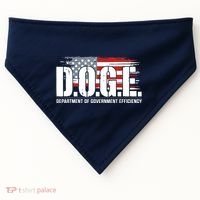 Doge Department Of Government Efficiency D.O.G.E USA-Made Doggie Bandana thumb 0
