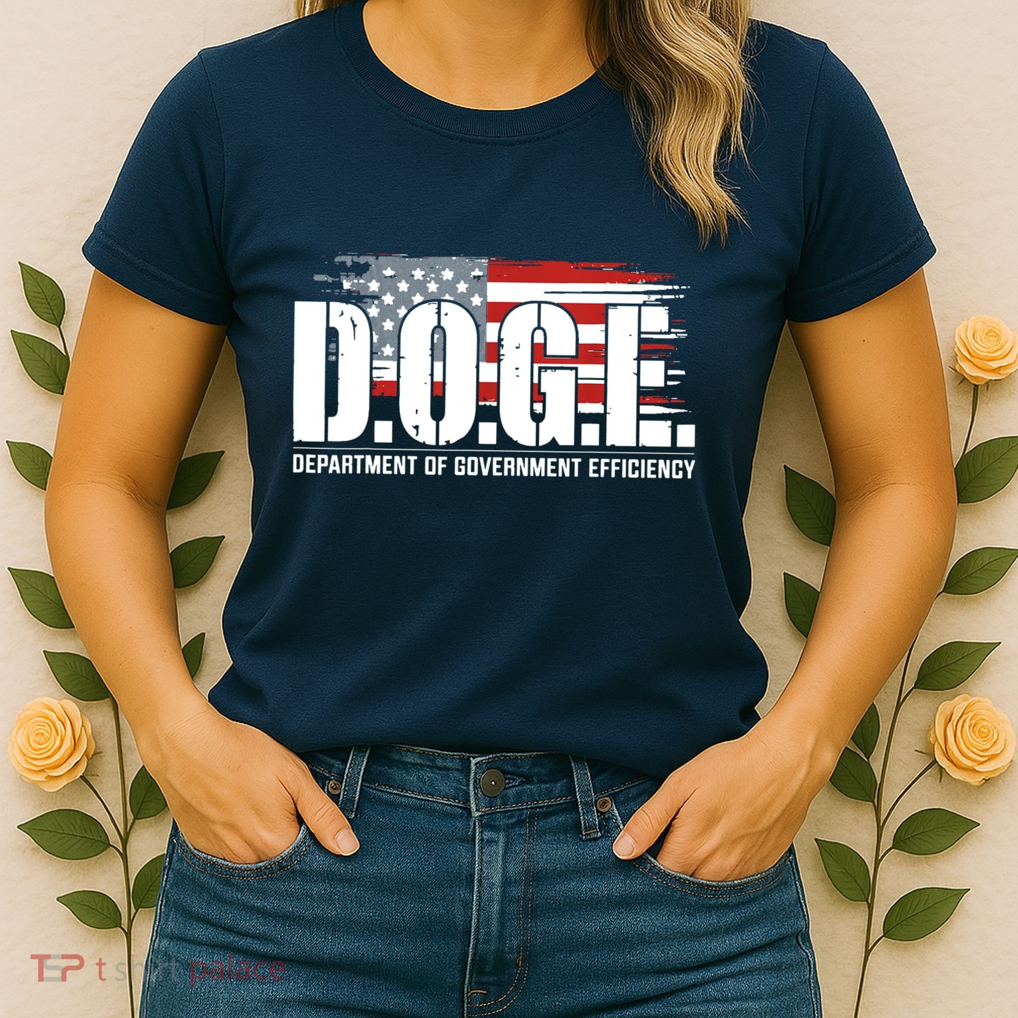 Doge Department Of Government Efficiency D.O.G.E Women's T-Shirt