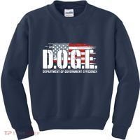 Doge Department Of Government Efficiency D.O.G.E Kids Sweatshirt thumb 0