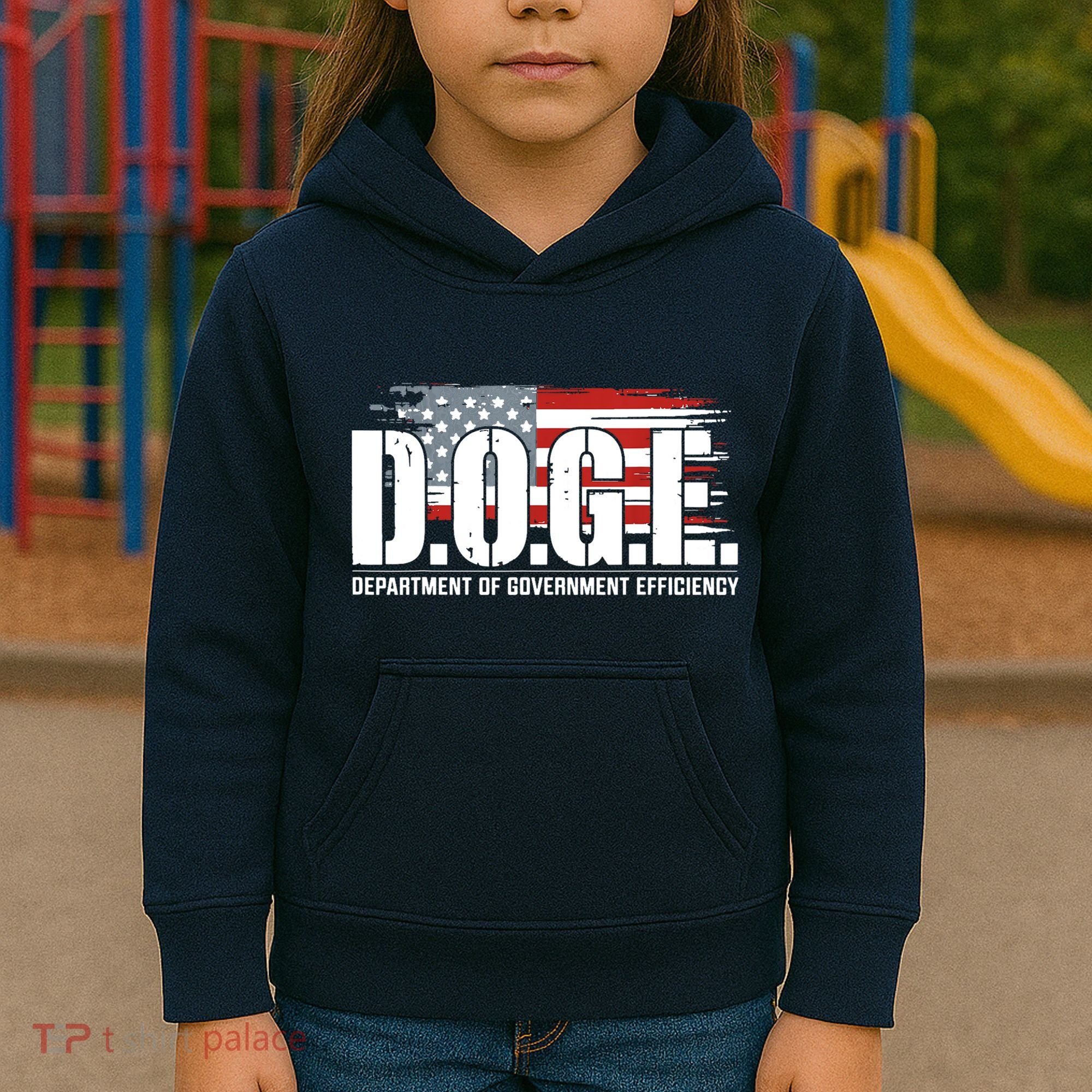 Doge Department Of Government Efficiency D.O.G.E Kids Hoodie