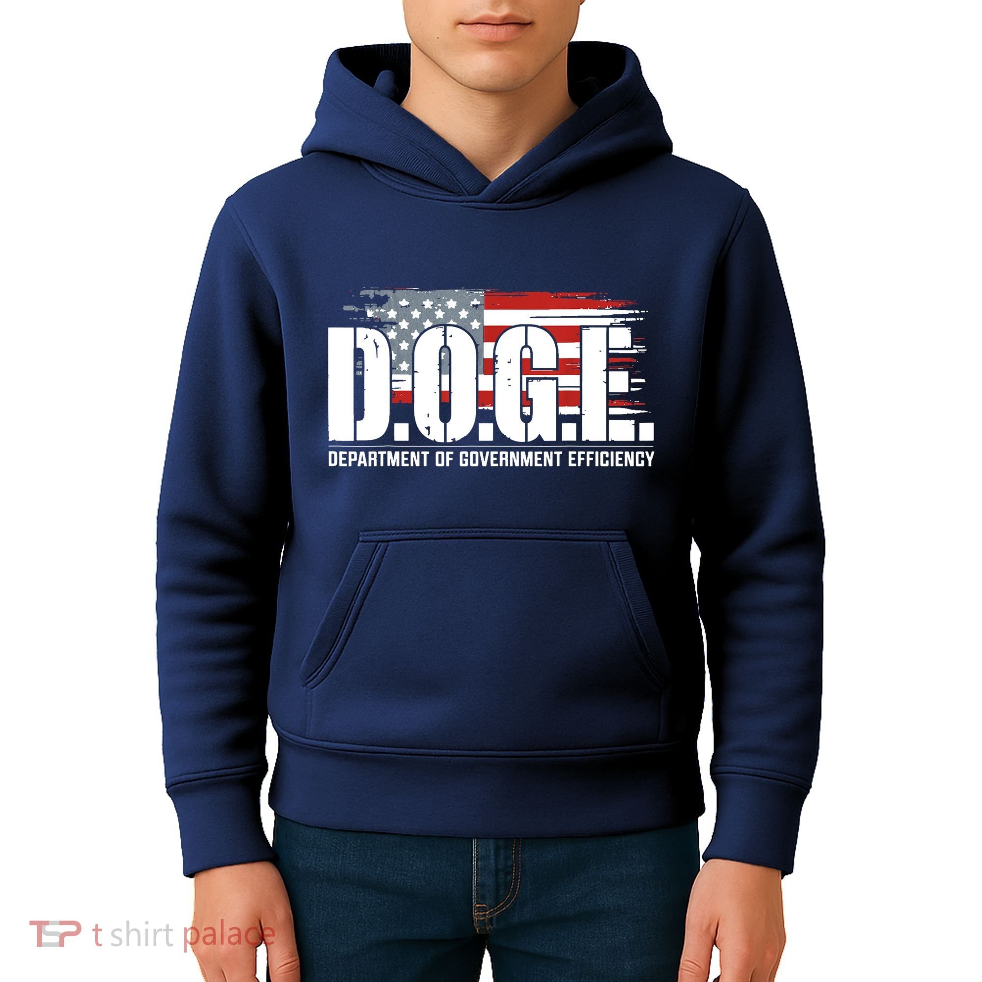 Doge Department Of Government Efficiency D.O.G.E Kids Hoodie
