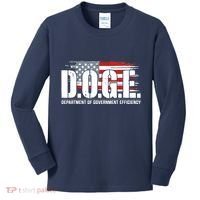 Doge Department Of Government Efficiency D.O.G.E Kids Long Sleeve Shirt thumb 0