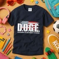 Doge Department Of Government Efficiency D.O.G.E Kids T-Shirt thumb 3