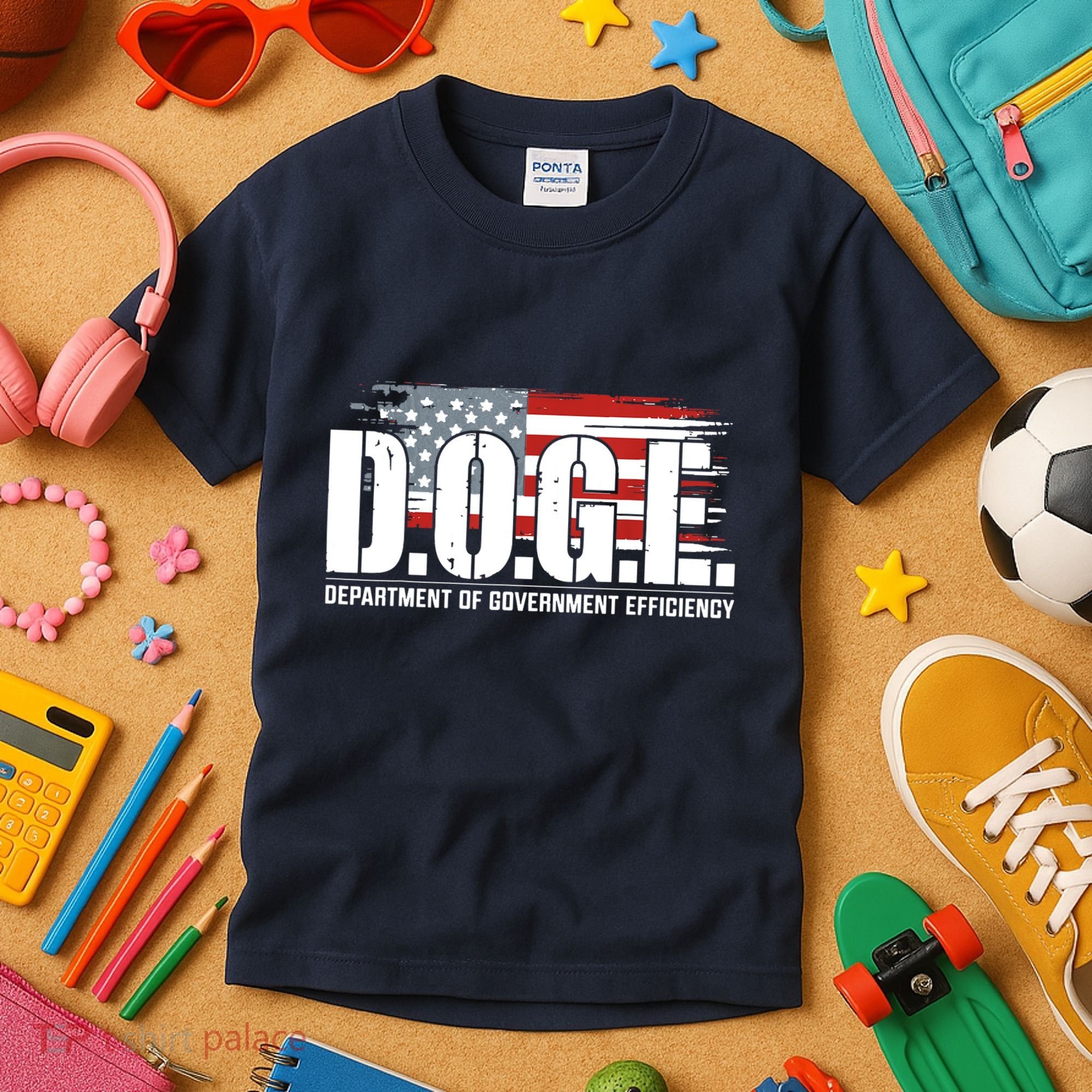 Doge Department Of Government Efficiency D.O.G.E Kids T-Shirt