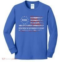 Doge Department Of Government Efficiency D.O.G.E Kids Long Sleeve Shirt thumb 0