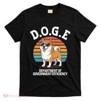 Doge Department Of Government Efficiency Cute Shiba Inu Dog T-Shirt thumb 0