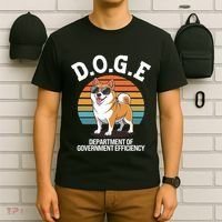 Doge Department Of Government Efficiency Cute Shiba Inu Dog T-Shirt thumb 6