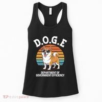 Doge Department Of Government Efficiency Cute Shiba Inu Dog Women's Tank Top thumb 0