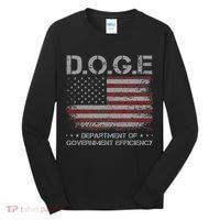 Doge Department Of Government Efficiency  Doge Tall Long Sleeve Shirt thumb 0