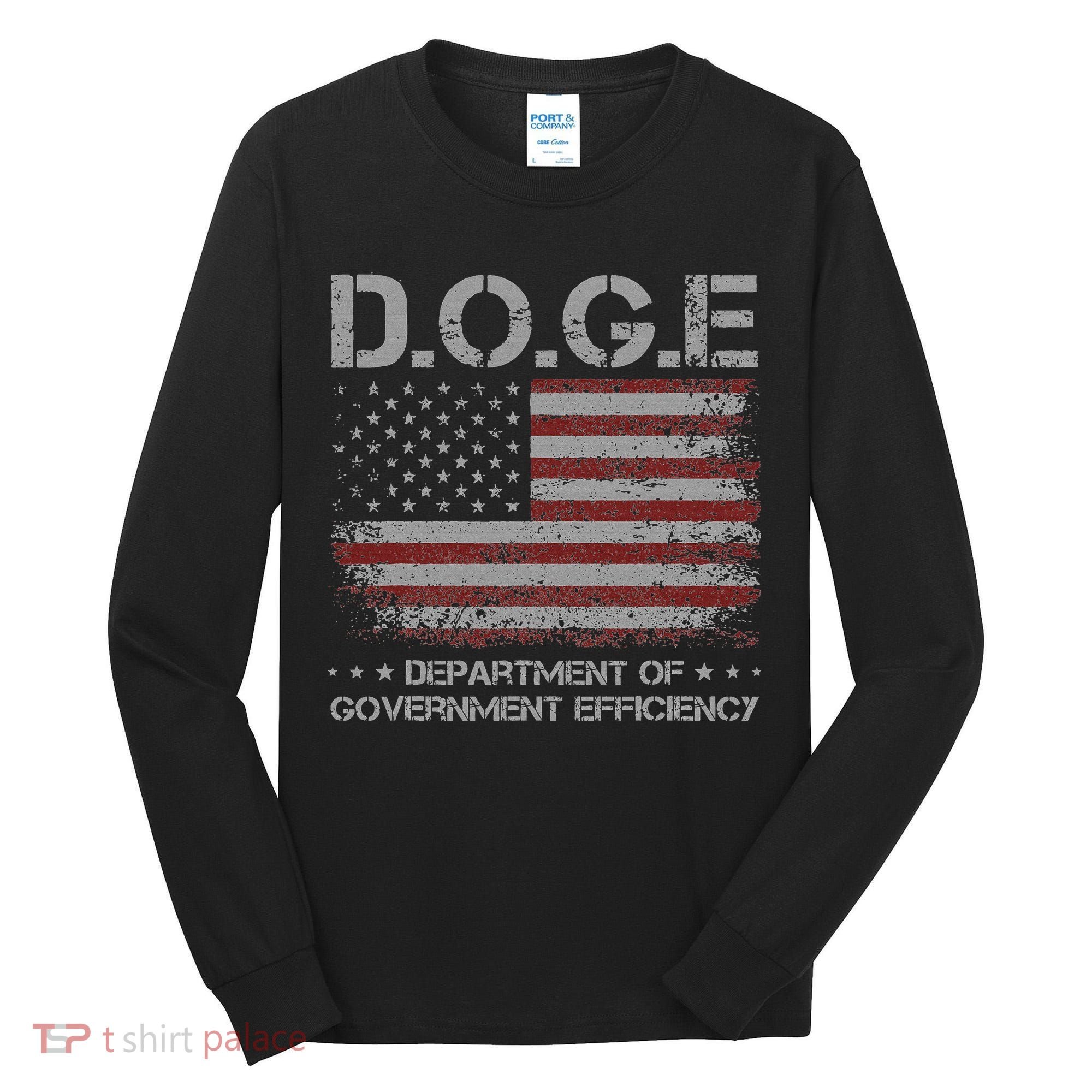 Doge Department Of Government Efficiency  Doge Tall Long Sleeve Shirt