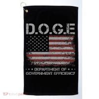 Doge Department Of Government Efficiency  Doge Golf Towel thumb 0