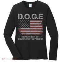 Doge Department Of Government Efficiency  Doge Women's Long Sleeve Shirt thumb 0