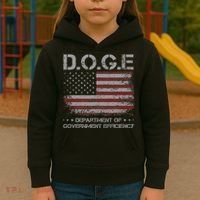 Doge Department Of Government Efficiency  Doge Kids Hoodie thumb 3