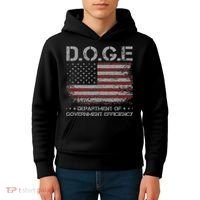 Doge Department Of Government Efficiency  Doge Kids Hoodie thumb 4