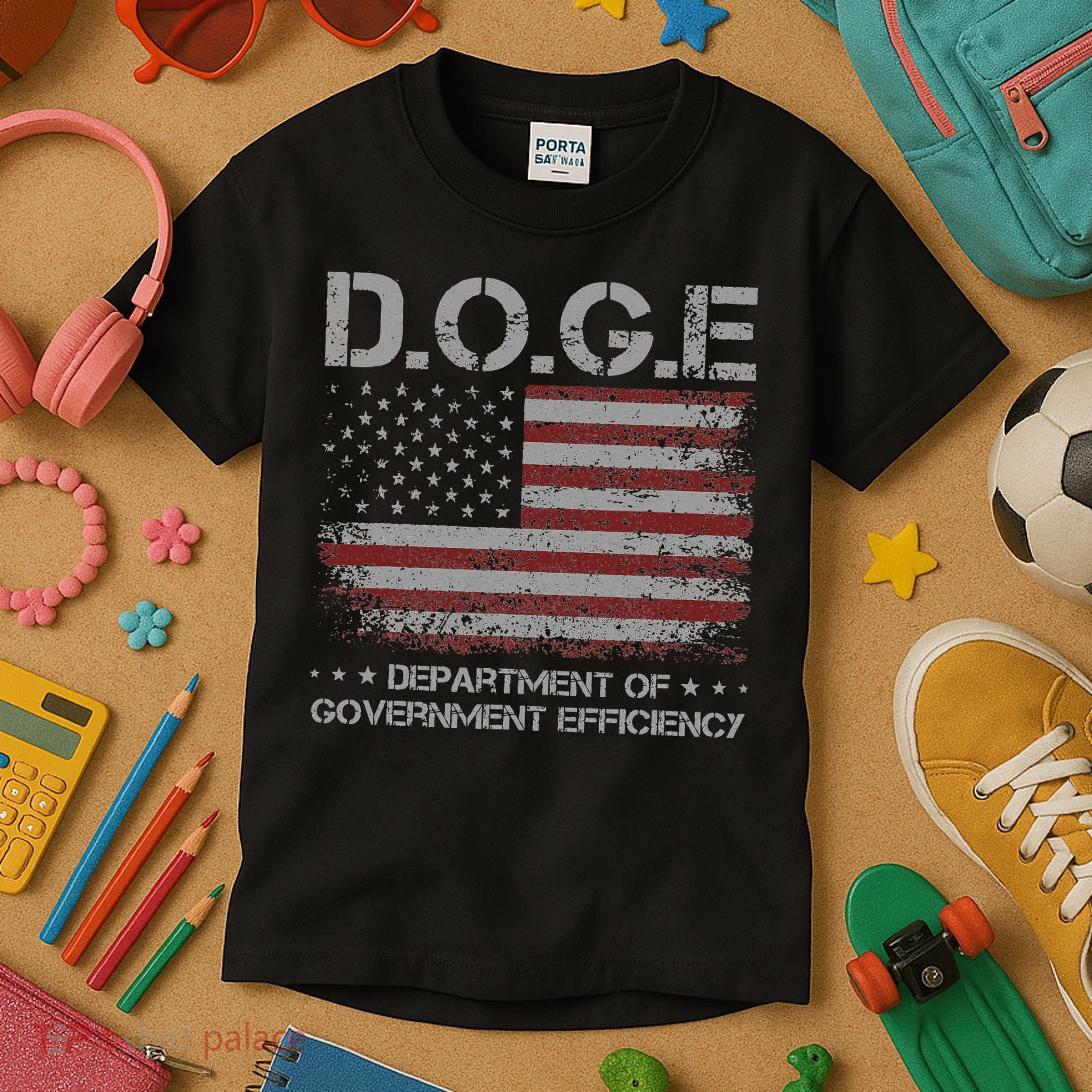 Doge Department Of Government Efficiency  Doge Kids T-Shirt