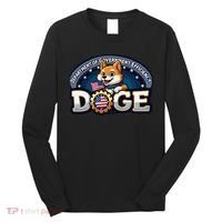 Doge Department Of Government Efficiency Long Sleeve Shirt thumb 0