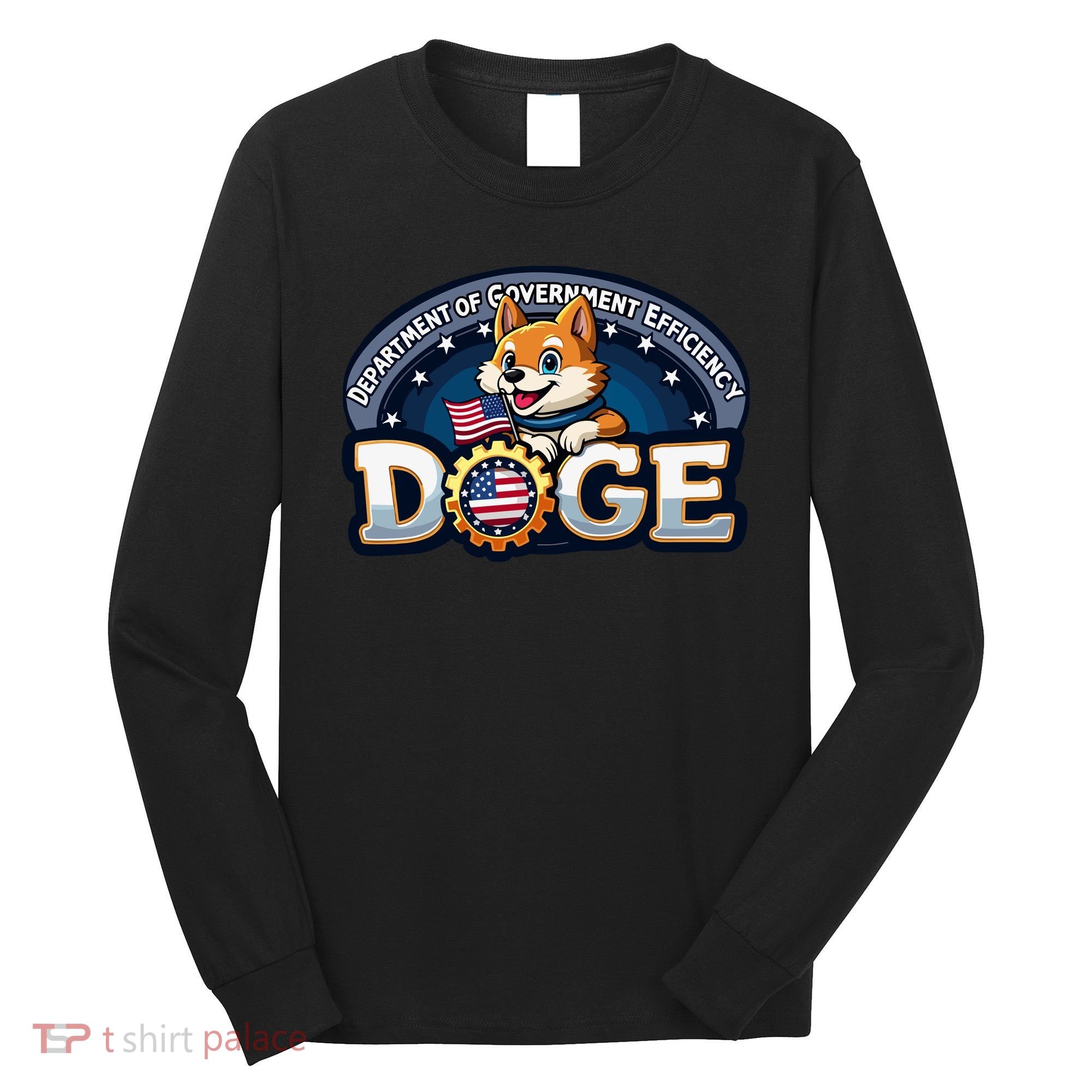 Doge Department Of Government Efficiency Long Sleeve Shirt