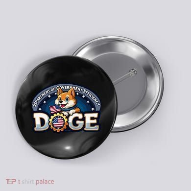 Doge Department Of Government Efficiency Button