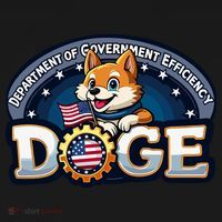 Doge Department Of Government Efficiency Women's Hoodie thumb 2