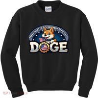 Doge Department Of Government Efficiency Kids Sweatshirt thumb 0