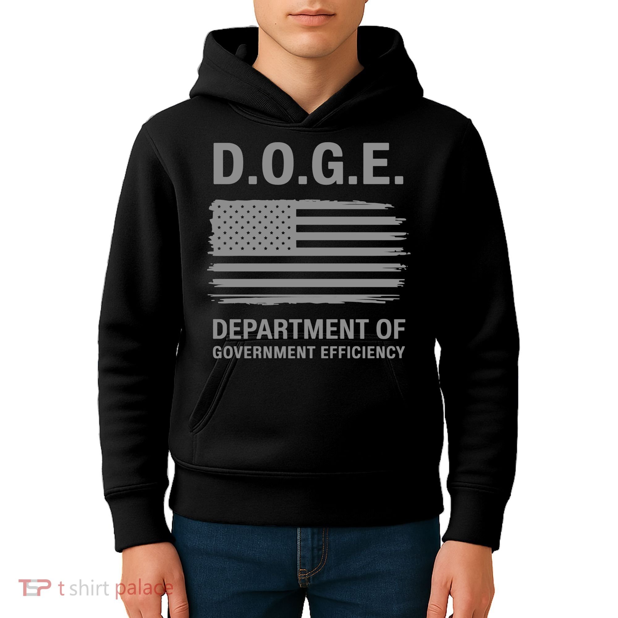 Doge Department Of Government Efficiency Kids Hoodie