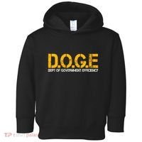Doge Department Of Government Efficiency Toddler Hoodie thumb 0