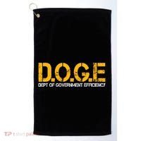 Doge Department Of Government Efficiency Golf Towel thumb 0