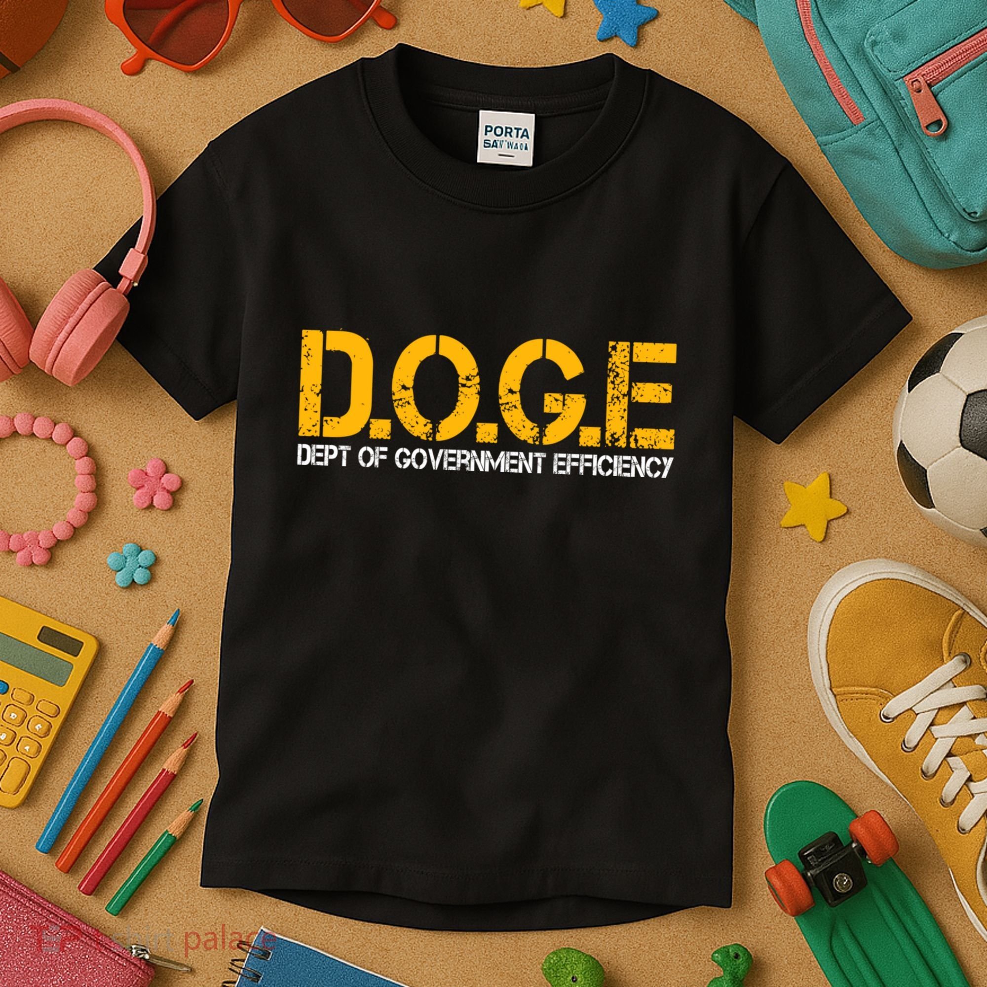 Doge Department Of Government Efficiency Kids T-Shirt