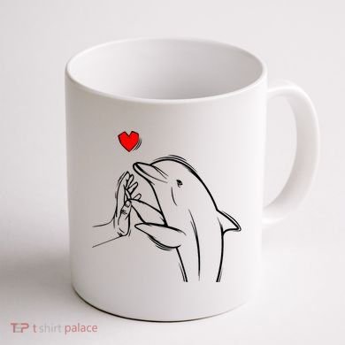 Dolphin Coffee Mug back