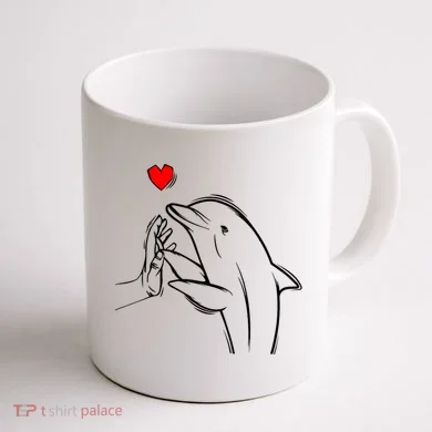 Dolphin Coffee Mug back