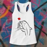 Dolphin Women's Tank Top thumb 3