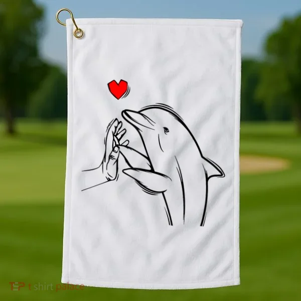 Dolphin Golf Towel