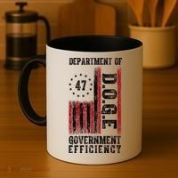 Doge Department Of Government Efficiency Coffee Mug thumb 4