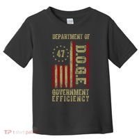 Doge Department Of Government Efficiency Toddler T-Shirt thumb 0