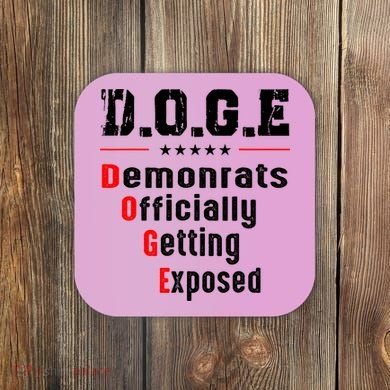 Doge Democrats Officially Getting Exposed Coaster