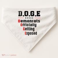 Doge Democrats Officially Getting Exposed USA-Made Doggie Bandana thumb 0